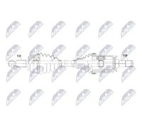 Semiasse Assale anteriore Sx Cambio automatico a 8 marce NPW-LR-048 NTY