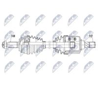 Semiasse Assale anteriore Sx Cambio automatico CVT (continuo) NPW-MS-073 NTY