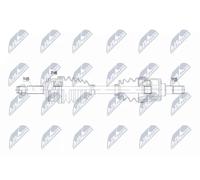 NTY NPW-KA-384 Semiasse