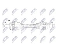 Semiasse Assale anteriore Sx NPW-LR-056 NTY