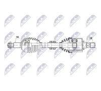 NTY NPW-NS-219 Semiasse