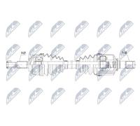 Semiasse Assale anteriore Sx NPW-RE-091 NTY per RENAULT MEGANE III Hatchback