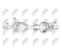 Semiasse Assale anteriore Sx NPW-RE-268 NTY