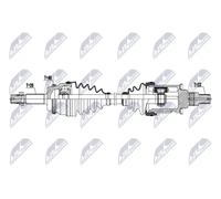 NTY NPW-TY-229 Semiasse