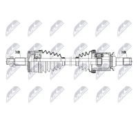 Semiasse Assale anteriore Sx Trasmissione automatica NPW-LR-041 NTY