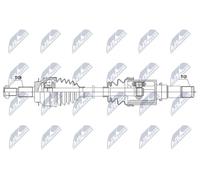 NTY Semiasse anteriore Sx NPW-MZ-078 Trasmissione automatica per MAZDA
