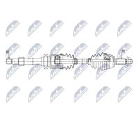 Semiasse Assale anteriore Dx Cambio manuale a 6 marce NPW-FR-173 NTY per FORD
