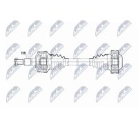 NTY Albero motore/Semiasse compatibile con PORSCHE VAG NPW-PS-003