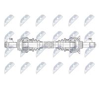 Semiasse Assale posteriore Dx NPW-BM-087 NTY per BMW 7 6 Cabriolet 6 Coupé