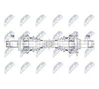 Semiasse Assale posteriore Dx Trasmissione automatica NPW-BM-041 NTY per BMW 7