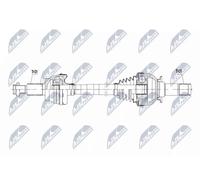 Semiasse Assale posteriore Dx Trasmissione automatica NPW-JG-020 NTY
