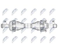 NTY Semiasse Anteriore NPW-ME-148 Per Mercedes-Benz, 27x27, 782 mm, Nuovo