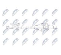 Semiasse Assale posteriore Sx Cambio automatico a 8 marce NPW-LR-033 NTY