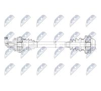 NTY Semiasse Posteriore Sinistra Destra per Audi A4 Avant 2.0 Tdi Quattro A5