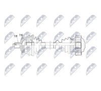 Semiasse Assale posteriore Sx Cambio manuale NPW-AU-111 NTY per AUDI A6 C5
