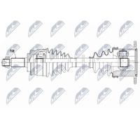 NTY NPW-SU-065 Semiasse