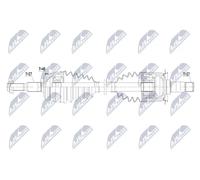 NTY Semiasse Posteriore Sinistro NPW-CH-088 798mm per Chrysler 300C Dodge