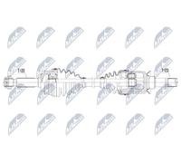 NTY Manicotto Asse Albero Giunto NPW-CH-048 Posteriore Sinistro per Jeep Compass/Patriot 2.0/2.4