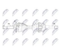 Semiasse Assale posteriore Sx Trasmissione automatica NPW-JG-016 NTY