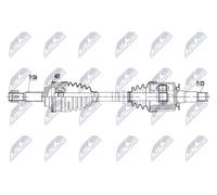 Semiasse Assale posteriore Sx Trasmissione automatica NPW-TY-264 NTY