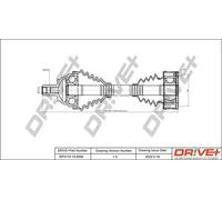Semiasse DP2110.10.0094 Drve+ per VW SKODA AUDI SEAT