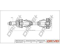 Semiasse DP2110.10.0112 Drve+ per BMW X1