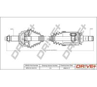 Semiasse DP2110.10.0113 Drve+ per BMW X5
