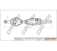 Semiasse DP2110.10.0116 Drve+ per BMW 3 Touring 3