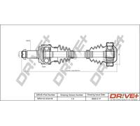 Semiasse DP2110.10.0118 Drve+ per BMW X3