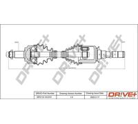 Semiasse DP2110.10.0121 Drve+ per BMW X3