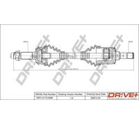 Semiasse DP2110.10.0395 Drve+ per HONDA CR-V III