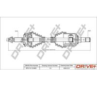 Semiasse DP2110.10.0902 Drve+ per TOYOTA AURIS COROLLA Tre volumi