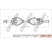 Semiasse DP2110.10.0918 Drve+ per TOYOTA YARIS