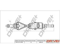 Semiasse DP2110.10.1004 Drve+ per BMW X5 X6 7