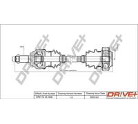 Semiasse DP2110.10.1006 Drve+ per BMW 7 5 5 Touring 6 6 Cabriolet