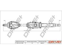 Semiasse DP2110.10.1024 Drve+ per FORD VOLVO