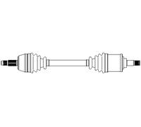 METELLI 17-0078 Semiasse