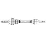 METELLI 17-1213 Semiasse