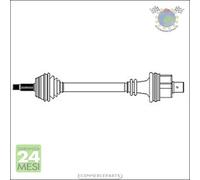 Semiasse Metelli Anteriore Dx Destro per PEUGEOT 308