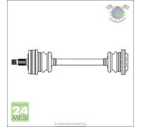 Semiasse Metelli Posteriore per MERCEDES CLASSE C 280 250 240 230 220 200 180
