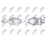 Semiasse NTY 586mm - NPW-MZ-051 per MAZDA 3 1.6 MZR CD (BL14)