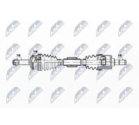 Semiasse NTY 927mm - NPW-KA-382 per KIA RIO 1.4 16V