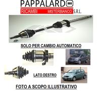 SEMIASSE SEMIALBERO COMPLETO DESTRO DX MERCEDES CLASSE A - B CAMBIO AUTOMATICO