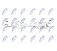 Semiassi NTY 629mm - NPW-SU-073 per SUZUKI SWIFT IV (FZ, NZ)