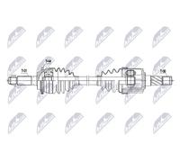 NTY NPW-MZ-133 Semiasse