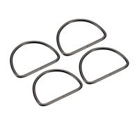 Semicerchio Borsa Maniglie Cornice,4pz 4.13" Metallo Borsa,Grigio scuro