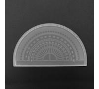 Semicerchio Rettangolo 45/60 Triangoli Stampo In Silicone Per Righello Straignt Righelli Quadrati Creazione di Gioielli Strumento Stampi In Silicone Stampi In Resina Per Resina Epossidica Artigianato