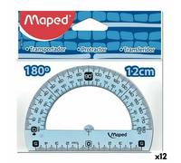 Semicircle Maped Geometric 180Ý Set Plastic (12 Units) NUOVO