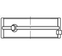 Bronzina biella Rivestimento galvanico 001 HL 21968 025 MAHLE