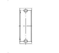 Semicuscinetto albero a gomiti MAHLE 029 HL 21924 000 per FABIA I 1.2 2001-2007